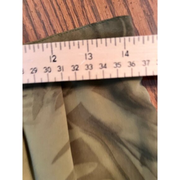 2 Piece Outfit  Short Sleeve Blouse & Long Skirt Women’s Sz Medium Palm Print - Picture 13 of 16